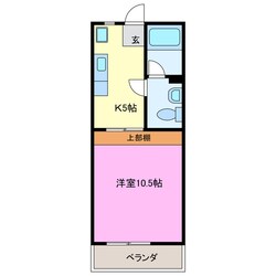 細田マンションの物件間取画像